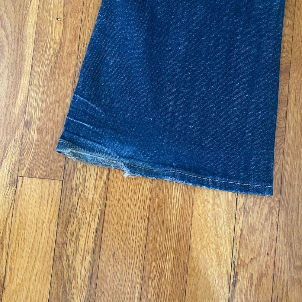 Express Low Rise Extreme Flare Jeans Size 6 - Picture 7 of 8